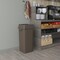Regal Altair 23 Gallon Square Brown Plastic Trash Can with Drop Shot Swing Lid,  ZR-TC-100-BR-23+LD-100-KIT - alternate 4