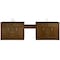 James Martin Vanities Bellshire 120" Dual Vanity Set with 24" Make-Up Counter, Honey Oak w/3 cm Phantome Eclos Top 660-VMC120-HNO-3PHT - alternate 1