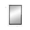 Homeroots 36" Black Iron Framed Accent Mirror 485108 - alternate 4