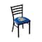 Holland Bar Stool Co BlackLogo Chair, VinylSeat L00418SDakSt - alternate 1