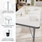 Flash Furniture Commercial Adjustable Height Rectangular Activity Table - Locking Casters-White XU-A2448-REC-WHT-T-P-CAS-GG - alternate 4