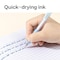 Deli SMMOS Retractable Gel Pen 0.5mm, Blue Ink, 600m, 12PK EG057-BL - alternate 3