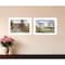 Homeroots Set Of Two The Road Home 1 White Framed Print Wall Art, 2PK 406172 - alternate 4