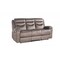 Homeroots 78" Brown Velvet Reclining Sofa With Black Legs 347270 - alternate 3