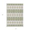Homeroots 3' X 5' Artichoke Green Ivory And Beige Geometric Washable Indoor Outdoor Area Rug 597860 - alternate 2