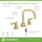 Symmons Dia Widespread Two-Handle Bathroom Faucet with Push Pop Drain Assembly (1.0 GPM) SLW3512BBZPP - alternate 3