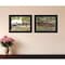 Homeroots Set Of Two The Spring House 2 Black Framed Print Wall Art, 2PK 406169 - alternate 3