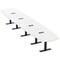 Skutchi Designs Arc Boat Conference Table With Power, 48 in W, 240 in L HAR-ABOT-48X240-T.BK-W960-EBLK - alternate 1