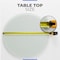 Fab Glass And Mirror 39in. Clear Round Glass Table Top, 3/8in. Thickness Tempered Pencil Edge Polish, Wall Mirror 39RT10THPETE - alternate 2