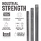 Ace Trading - Nipple 3/8 in. MIP each X 3/8 in. D MIP Black Steel 3 in. L Nipple 308UP38X3 - alternate 7