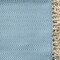 Homeroots 50" X 60" Blue and White Woven Cotton Geometric Throw Blanket with Fringe 516609 - alternate 4