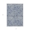 Homeroots 10' X 14' Navy Blue And Ivory Abstract Washable Indoor Outdoor Area Rug 598985 - alternate 5