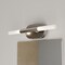 Vaxcel Fulton 2 Light Integrated LED Chrome Contemporary Bathroom Vanity Fixture White Shade W0487 - alternate 1