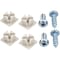 Custom Accessories Deluxe License Plate Fastener, Nylon, White, 4PK 93322 - alternate 2