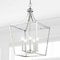 Jonathan Y Camden 16" 5-Light Iron Classic Midcentury Pendant Lantern, Chrome JYL7562B - alternate 5