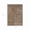 Homeroots 10' X 14' Brown And Beige Medallion Washable Indoor Outdoor Area Rug 616423 - alternate 4