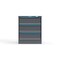 Strong Hold 3 drawer cabinet - (3x 9ft) - Blue accents - Electronic Lock S3036-PPRAS-0301FS - alternate 1