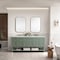 James Martin Vanities Breckenridge 72'' D Vanity, Smokey Celadon w/ Ethereal Noctis Top w/FreePower Wireless Charger 330-V72-SC-FENC - alternate 3