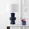 Jonathan Y Julia 28.5 in. Ceramic LED Table Lamp, Navy JYL4027B - alternate 4