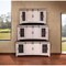 Homeroots 60" White Solid Wood Cabinet Enclosed Storage Distressed TV Stand 528705 - alternate 5