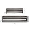 Homeroots Set Of Two Gray Wood Wall Mounted Floating Shelves 634536 - alternate 6