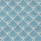 Homeroots 5' X 8' Teal Blue And Ivory Geometric Washable Indoor Outdoor Area Rug 594744 - alternate 4