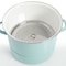 Kenmore 16 Quart Stainless Steel Pot in Blue with Steamer Insert and Glass Lid 126394.03 - alternate 3