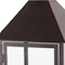 Homeroots Set of Two Black Geometric Iron And Glass Floor Lantern Candle Holders, 2PK 517596 - alternate 4