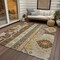 Homeroots 9' X 12' Brown Beige And Ivory Aztec Washable Indoor Outdoor Area Rug 598464 - alternate 5