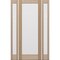 Doornmore G101, 65.25" x 98" ( 36" Door + 2x12" Side) Left Hand, Mahogany Full Lite Exterior Door G101-SW-3696-G101-SL_1-2_LI - alternate 6