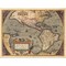 Homeroots 20" X 28" Vintage 1598 Map Of The Americas Wall Art 391932 - alternate 1