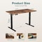 Simple Deluxe Electric Standing Desk, Standing Desk Adjustable Height, 24x40 Inches Sit Stand up Desk, Ergonomic 3A88TDESKP4024V3BRN - alternate 4
