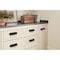 Amerock Haven 3 inch or 3-3/4 inch (76mm or 96mm) Center-to-Center Matte Black Cabinet Cup Pull, 25PK 25VMP37180MB - alternate 4