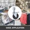 Vevor 5" Scaffolding Rubber Swivel Caster w/ Dual Lock 440LBS Capacity, 4PK 9D61-31511 - alternate 4