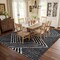 World Rug Gallery Abstract Geometric Pattern Shag Area Rug 7 ft 10 in x 10 ft Anthracite WR127ANTHRACITE8X10 - alternate 6