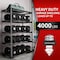Shuntong Atlas 5-Tier 48 in.W x 24 in.D x 72 in.H Heavy Duty Storage Shelving Load 4000 Lbs, Wire Deck, Dark Grey B-ATLAS482472-5D1000 - alternate 3