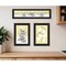 Homeroots Set Of Three Tea Cups and Yellow Flowers Black Framed Print Kitchen Wall Art, 3PK 408201 - alternate 3