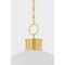 Hudson Valley Lighting Briscoe 3 Light Pendant in Aged Brass and Soft White Finish 2133-AGB/SWH - alternate 6
