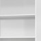 Homeroots 71" White Wood Adjustable Five Tier Bookcase 355727 - alternate 2