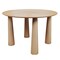 Homeroots 45" Natural Solid Wood Round Top Dining Table 721128 - alternate 1