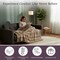 Lavish Home Oversized Ruched Faux Fur Blanket Plush Polyester Faux Fur Queen-Size Throw for Sofas & Beds HT-THROW1-TP - alternate 6