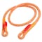 Notch Equipment EPIcord Moddled Orange 8mm x 30 in G Spliced Eye & Eye Hictchcord (35225) 35225 - alternate 1