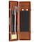 Da Vinci Watercolor Brush Set, Watercolor, Assorted, 4 Brush Set in Walnut Box with Soap VA-5280_0 - alternate 2