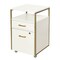 Homeroots 16" White Wood Drawer Filing Cabinet 723072 - alternate 4
