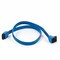 Monoprice 18INCH SATA 6GBPS CABLE W/LOCKING LATCH 90 DEGREE TO 180 DEGREE - BLUE 8783 - alternate 1