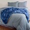Lavish Home Oversized Faux Fur Blanket 60x80-Inch Ruched Polyester Fur Blanket Queen Blanket for Bed, Blue HT-THROW1-BLU - alternate 5