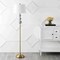 Jonathan Y Tavira 62.5" Classic Midcentury Iron LED Floor Lamp, Brass Gold JYL3093A - alternate 4