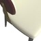 Leisuremod Aria Modern Dining Chair in Leather and Iron Legs with Curved Back in Red, 4PK AC45R4 - alternate 5