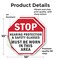 Signmission Stop Hearing Protection & Safety Gl, 10 inch X 10 inch, Vinyl Decal, 2PK OC-D-2PACK-10-220 - alternate 2