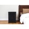 Homeroots 30" Black Solid Wood Distressed One Drawer Nightstand 521199 - alternate 8